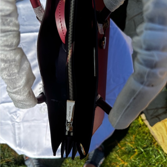 Michael Kors Burgundy Tote Bag - Picture 5 of 8